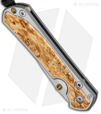 Chris Reeve Left-Hand Small Sebenza 31 Knife Box Elder Burl (2.94" Satin) 5 Chris Reeve Left-Hand Small Sebenza 31 Knife Box Elder Burl (2.94" Satin) - Image 3