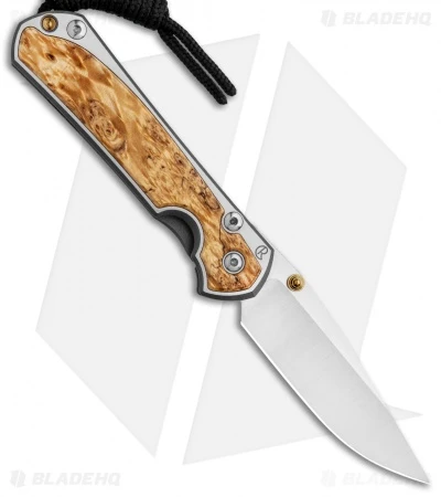 Chris Reeve Left-Hand Small Sebenza 31 Knife Box Elder Burl (2.94" Satin) 3 Chris Reeve Left-Hand Small Sebenza 31 Knife Box Elder Burl (2.94" Satin)