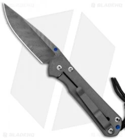 Chris Reeve Left-Hand Small Sebenza 31 Knife Titanium (2.94" Boomerang Damascus) 8 Chris Reeve Left-Hand Small Sebenza 31 Knife Titanium (2.94" Boomerang Damascus) -Knives Store Chris Reeve Left Hand Small Sebenza 31 Ti Boomerang Damascus BHQ 117213 jr left