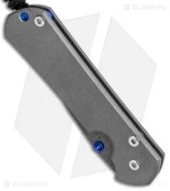 Chris Reeve Left-Hand Small Sebenza 31 Knife Titanium (2.94" Boomerang Damascus) 9 Chris Reeve Left-Hand Small Sebenza 31 Knife Titanium (2.94" Boomerang Damascus) -Knives Store Chris Reeve Left Hand Small Sebenza 31 Ti Boomerang Damascus BHQ 117213 jr spine