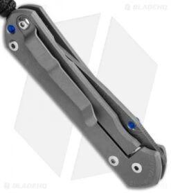 Chris Reeve Left-Hand Small Sebenza 31 Knife Titanium (2.94" Ladder Damascus) -Knives Store Chris Reeve Left Hand Small Sebenza 31 Ti Ladder Damascus BHQ 99027 jr side