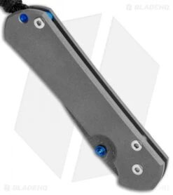 Chris Reeve Left-Hand Small Sebenza 31 Knife Titanium (2.94" Ladder Damascus) -Knives Store Chris Reeve Left Hand Small Sebenza 31 Ti Ladder Damascus BHQ 99027 jr spine