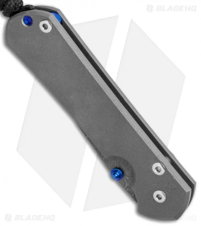 Chris Reeve Left-Hand Small Sebenza 31 Knife Titanium (2.94" Raindrop Damascus) 5 Chris Reeve Left-Hand Small Sebenza 31 Knife Titanium (2.94" Raindrop Damascus) - Image 3