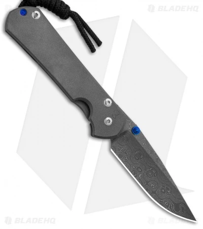 Chris Reeve Left-Hand Small Sebenza 31 Knife Titanium (2.94" Raindrop Damascus) 3 Chris Reeve Left-Hand Small Sebenza 31 Knife Titanium (2.94" Raindrop Damascus)