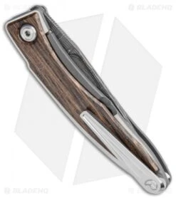 Chris Reeve Mnandi Folding Knife Bog Oak Inlay (2.75" Damascus) 8 Chris Reeve Mnandi Folding Knife Bog Oak Inlay (2.75" Damascus) -Knives Store Chris Reeve Mnandi Bog Oak Basketweave Damascus BHQ 114480 jr side