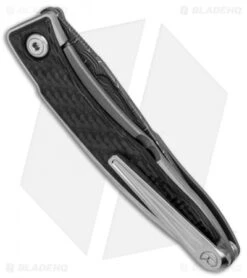 Chris Reeve Mnandi Gentleman's Knife Carbon Fiber (2.75" Basketweave Damascus) 7 Chris Reeve Mnandi Gentleman's Knife Carbon Fiber (2.75" Basketweave Damascus) -Knives Store Chris Reeve Mnandi Gentlemans Knife Carbon Fiber Basketweave Damascus BHQ 78013 er side