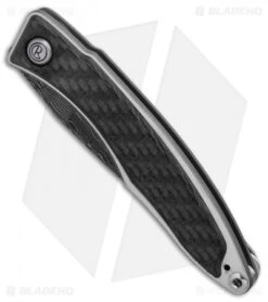 Chris Reeve Mnandi Gentleman's Knife Carbon Fiber (2.75" Basketweave Damascus) 8 Chris Reeve Mnandi Gentleman's Knife Carbon Fiber (2.75" Basketweave Damascus) -Knives Store Chris Reeve Mnandi Gentlemans Knife Carbon Fiber Basketweave Damascus BHQ 78013 er spine