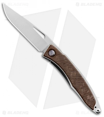 Chris Reeve Mnandi Gentleman's Knife Striped Platan (2.75" Satin) 3 Chris Reeve Mnandi Gentleman's Knife Striped Platan (2.75" Satin)