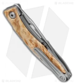 Chris Reeve Mnandi Knife Box Elder Burl (2.75" Satin S45VN) 8 Chris Reeve Mnandi Knife Box Elder Burl (2.75" Satin S45VN) -Knives Store Chris Reeve Mnandi Knife Box Elder Burl 2.75 Satin S45VN BHQ 14106 LS Side