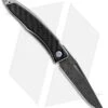 Chris Reeve Mnandi Left Handed Knife Carbon Fiber (2.75" Raindrop Damascus) -Knives Store Chris Reeve Mnandi Left Handed Carbon Fiber Raindrop Damascus BHQ 90355 er open side