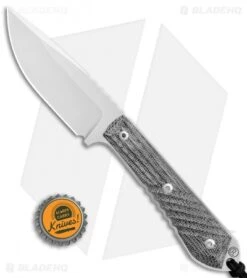 Chris Reeve Nyala Fixed Blade Knife Black Micarta (3.75" Stonewash) 9 Chris Reeve Nyala Fixed Blade Knife Black Micarta (3.75" Stonewash) -Knives Store Chris Reeve Nyala Black Micarta SW BHQ 88590 er bottlecap