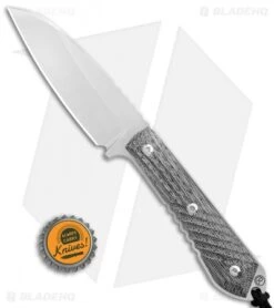 Chris Reeve Nyala Insingo Fixed Blade Knife Black Micarta (3.75" Stonewash) -Knives Store Chris Reeve Nyala Insingo Black Micarta SW BHQ 88591 er bottlecap