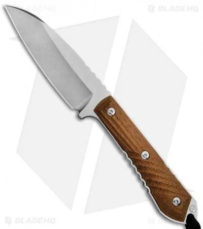 Chris Reeve Nyala Insingo Fixed Blade Knife Brown Micarta (3.75" Stonewash) 3 Chris Reeve Nyala Insingo Fixed Blade Knife Brown Micarta (3.75" Stonewash)