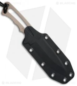 Chris Reeve Knives Professional Soldier Fixed Blade Knife (3.375" FDE PVD) -Knives Store Chris Reeve Professional Soldier FDE PVD BHQ 67724 jr sheath