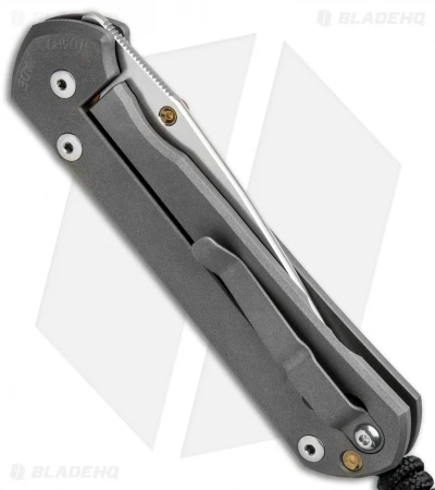 Chris Reeve Large Sebenza 21 Knife Plated CGG (3.625" Stonewash) 5 Chris Reeve Large Sebenza 21 Knife Plated CGG (3.625" Stonewash) - Image 3