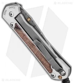 Chris Reeve Sebenza 21 Large Striped Platan Basketweave Dam L21-1236 -Knives Store Chris Reeve Sebenza 21 Large Striped Platan Basketweave Dam L21 1236 BHQ 87902 kp side jr