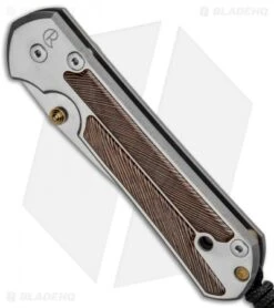 Chris Reeve Large Sebenza 21 Knife W/ Striped Platan Inlays (3.6" Satin) -Knives Store Chris Reeve Sebenza 21 Large Striped Platan L21 1234 BHQ 80788 jr spine