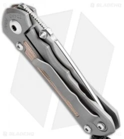 Chris Reeve Knives Small Inkosi Frame Lock Knife Natural Micarta (2.75" SW) CRK -Knives Store Chris Reeve Small Inkosi Natural Micarta BHQ 50448 jr side 1