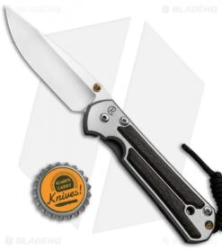 Chris Reeve Small Sebenza 21 Knife W/ Bog Oak Inlays (2.94" Satin) -Knives Store Chris Reeve Small Sebenza 21 Bog Oak Inlays Satin S21 1082 BHQ 87905 jr bottlecap