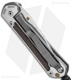 Chris Reeve Small Sebenza 21 Knife W/ Bog Oak Inlays (2.94" Satin) -Knives Store Chris Reeve Small Sebenza 21 Bog Oak Inlays Satin S21 1082 BHQ 87905 jr side