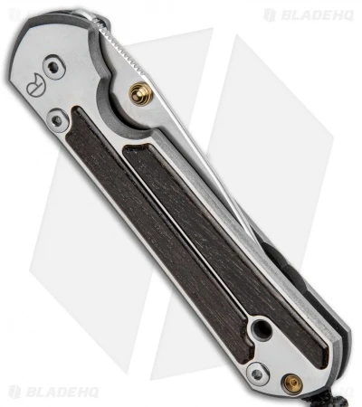 Chris Reeve Left-Hand Small Sebenza 21 Knife W/ Bog Oak Inlays (2.94" Satin) 6 Chris Reeve Left-Hand Small Sebenza 21 Knife W/ Bog Oak Inlays (2.94" Satin) - Image 4