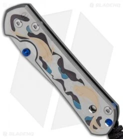 Chris Reeve Small Sebenza 21 Folding Knife CGG Koi Pond (2.94" Stonewash) -Knives Store Chris Reeve Small Sebenza 21 CGG Koi Pond SW BHQ 80797 er spine
