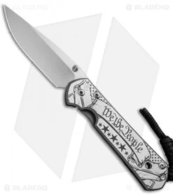 Chris Reeve Small Sebenza 21 Knife CGG "We The People" (2.94" Stonewash)