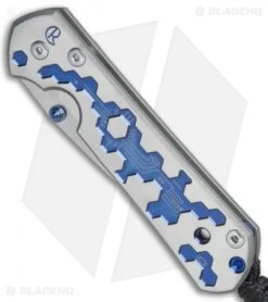 Chris Reeve Small Sebenza 21 Knife CGG Small Circuits (2.94" Stonewash) -Knives Store Chris Reeve Small Sebenza 21 CGG small circuits satin BHQ 80793 er spine