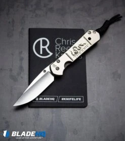 Chris Reeve Small Sebenza 21 Folding Knife CGG Join Or Die (2.94" Stonewash) -Knives Store Chris Reeve Small Sebenza 21 Folding Knife CGG Join or Die Stonewash BHQ80796 kp steel with notebook web