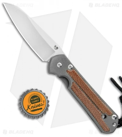 Chris Reeve Small Sebenza 21 Insingo Knife W/ Natural Micarta Inlays (2.94" SW) 6 Chris Reeve Small Sebenza 21 Insingo Knife W/ Natural Micarta Inlays (2.94" SW) - Image 4