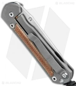 Chris Reeve Small Sebenza 21 Insingo Knife W/ Natural Micarta Inlays (2.94" SW) 8 Chris Reeve Small Sebenza 21 Insingo Knife W/ Natural Micarta Inlays (2.94" SW) -Knives Store Chris Reeve Small Sebenza 21 Insingo Natural Micarta Inlays SW BHQ 94283 jr side