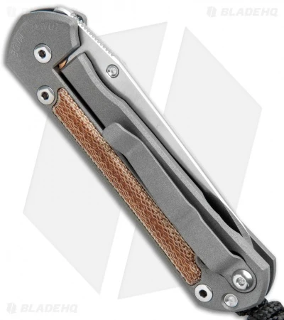 Chris Reeve Small Sebenza 21 Insingo Knife W/ Natural Micarta Inlays (2.94" SW) 5 Chris Reeve Small Sebenza 21 Insingo Knife W/ Natural Micarta Inlays (2.94" SW) - Image 3