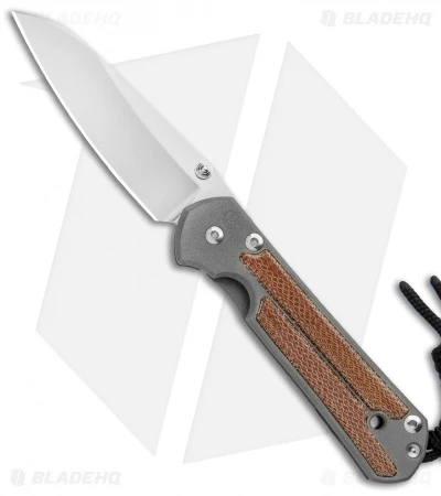 Chris Reeve Small Sebenza 21 Insingo Knife W/ Natural Micarta Inlays (2.94" SW) 3 Chris Reeve Small Sebenza 21 Insingo Knife W/ Natural Micarta Inlays (2.94" SW)