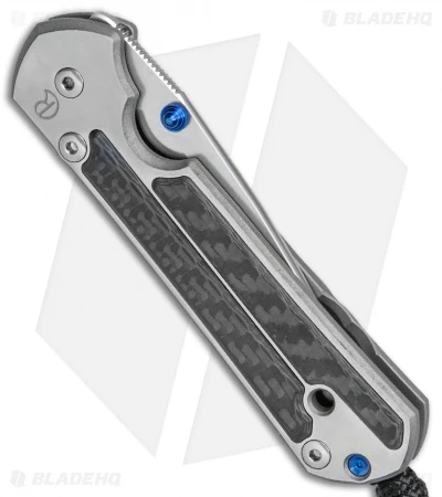 Chris Reeve Left-Hand Small Sebenza 21 Knife W/ CF Inlays (2.94" Satin) 6 Chris Reeve Left-Hand Small Sebenza 21 Knife W/ CF Inlays (2.94" Satin) - Image 4