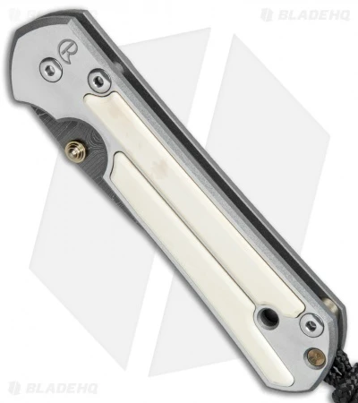 Chris Reeve Small Sebenza 21 Knife W/ Mammoth Inlays (2.94" Ladder Damascus) 4 Chris Reeve Small Sebenza 21 Knife W/ Mammoth Inlays (2.94" Ladder Damascus) - Image 2