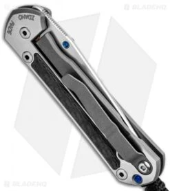 Chris Reeve Small Sebenza 21 Tanto Knife W/ Carbon Fiber Inlays (2.94" SW) -Knives Store Chris Reeve Small Sebenza 21 Tanto CF SW S21 1228 BHQ 84538 jr side