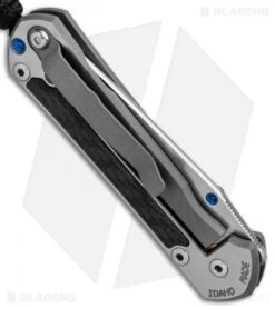 Chris Reeve Left-Hand Small Sebenza 21 Tanto Knife CF Inlays (2.94" Stonewash) 9 Chris Reeve Left-Hand Small Sebenza 21 Tanto Knife CF Inlays (2.94" Stonewash) -Knives Store Chris Reeve Small Sebenza 21 Tanto Left Handed CF Inlays SW BHQ 90354 er side