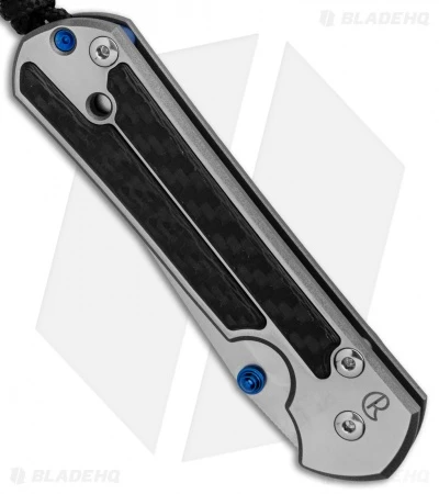 Chris Reeve Left-Hand Small Sebenza 21 Tanto Knife CF Inlays (2.94" Stonewash) 6 Chris Reeve Left-Hand Small Sebenza 21 Tanto Knife CF Inlays (2.94" Stonewash) - Image 4