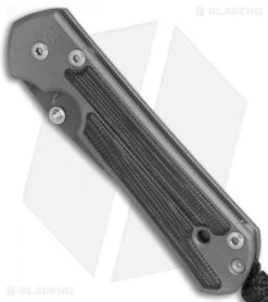 Chris Reeve Small Sebenza 21 Knife W/ Blk Micarta Inlays (2.94" Ladder Damascus) -Knives Store Chris Reeve Small Sebenza 21 black micarta inlays ladder damascus BHQ 13535 er spine