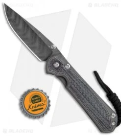 Chris Reeve Small Sebenza 31 Knife Black Micarta (2.94" Boomerang Damascus) 9 Chris Reeve Small Sebenza 31 Knife Black Micarta (2.94" Boomerang Damascus) -Knives Store Chris Reeve Small Sebenza 31 Black Micarta Boomerang Damascus BHQ 116116 jr bottlecap