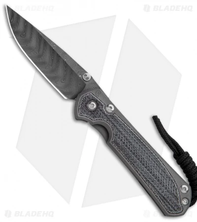 Chris Reeve Small Sebenza 31 Knife Black Micarta (2.94" Boomerang Damascus) 3 Chris Reeve Small Sebenza 31 Knife Black Micarta (2.94" Boomerang Damascus)