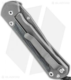 Chris Reeve Small Sebenza 31 Knife Black Micarta (2.94" Stonewash S45VN) 8 Chris Reeve Small Sebenza 31 Knife Black Micarta (2.94" Stonewash S45VN) -Knives Store Chris Reeve Small Sebenza 31 Black Micarta Ladder Damascus BHQ 98980 jr side