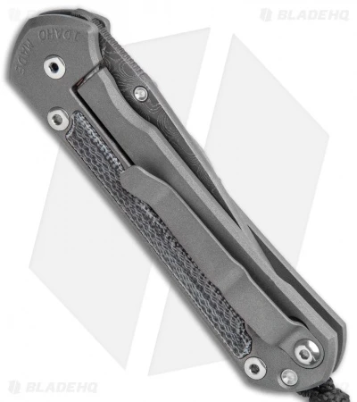 Chris Reeve Small Sebenza 31 Knife Black Micarta (2.94" Raindrop Damascus) 5 Chris Reeve Small Sebenza 31 Knife Black Micarta (2.94" Raindrop Damascus) - Image 3