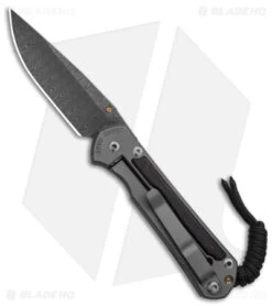 Chris Reeve Left Hand Small Sebenza 31 Bog Oak (3" Ladder Damascus) -Knives Store Chris Reeve Small Sebenza 31 Bog Oak Ladder Damascus Left Hand BHQ 98992 td right side