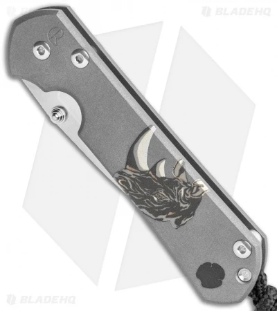 Chris Reeve Small Sebenza 31 Knife CGG Rhino (2.94" Stonewash) 4 Chris Reeve Small Sebenza 31 Knife CGG Rhino (2.94" Stonewash) - Image 2