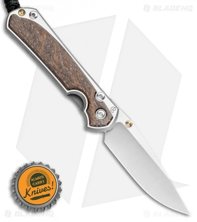 Chris Reeve Left Hand Small Sebenza 31 Knife Bog Oak (2.94" Stonewash) 6 Chris Reeve Left Hand Small Sebenza 31 Knife Bog Oak (2.94" Stonewash) - Image 4