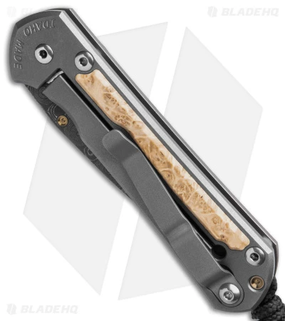 Chris Reeve Left Hand Small Sebenza 31 Frame Lock Knife Box Elder (3" Raindrop) 5 Chris Reeve Left Hand Small Sebenza 31 Frame Lock Knife Box Elder (3" Raindrop) - Image 3