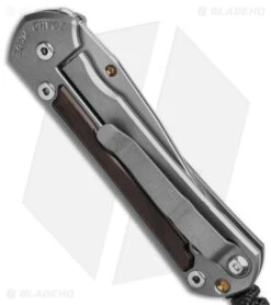 Chris Reeve Small Sebenza 31 Frame Lock Knife Bog Oak (3" SW) -Knives Store Chris Reeve Small Sebenza 31 Knife Macassar Ebony 2in Stonewash BHQ 99002 td side
