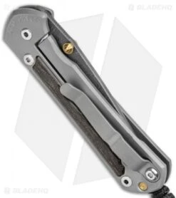 Chris Reeve Small Sebenza 31 Knife Bog Oak Knife Double Lug (2.94" Damascus) 8 Chris Reeve Small Sebenza 31 Knife Bog Oak Knife Double Lug (2.94" Damascus) -Knives Store Chris Reeve Small Sebenza 31 Knife Ti Bog Oak Double Lug Boomerang Damascus BHQ 135695 jr side