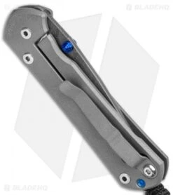 Chris Reeve Small Sebenza 31 Knife Titanium Double Lug (2.94" Damascus) 8 Chris Reeve Small Sebenza 31 Knife Titanium Double Lug (2.94" Damascus) -Knives Store Chris Reeve Small Sebenza 31 Knife Ti Double Lug Boomerang Damascus BHQ 135696 jr side